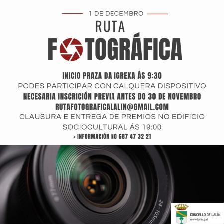 Imaxe: O CONCELLO PROMOVE UNHA RUTA FOTOGRÁFICA DE PROMOCIÓN DE RECURSOS TURÍSTICOS LALINENSES O 1 DE DECEMBRO