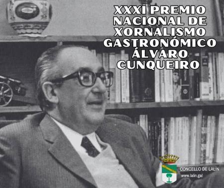 Imaxe: DESDE MAÑÁ PÓDENSE PRESENTAR TRABALLOS AO XXXI PREMIO NACIONAL DE XORNALISMO GASTRONÓMICO “ÁLVARO CUNQUEIRO” DOTADO CON 5.000€