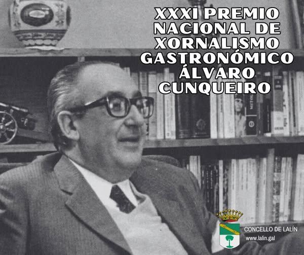 Imagen DESDE MAÑÁ PÓDENSE PRESENTAR TRABALLOS AO XXXI PREMIO NACIONAL DE XORNALISMO GASTRONÓMICO “ÁLVARO CUNQUEIRO” DOTADO CON 5.000€