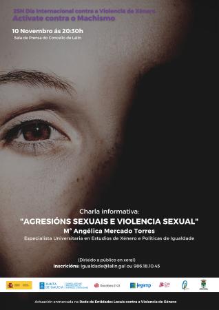 Charla informativa "AGRESIÓNS SEXUAIS E VIOLENCIA SEXUAL"