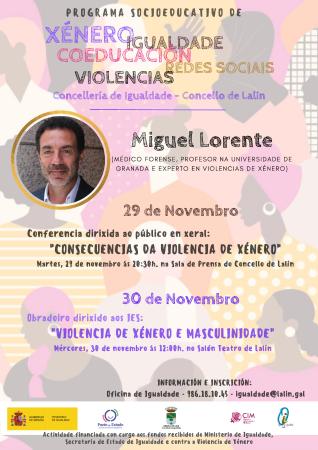 Conferencia "VIOLENCIA DE XÉNERO E MASCULINIDADE"